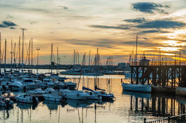 istock Yacht club at evening 1085786626