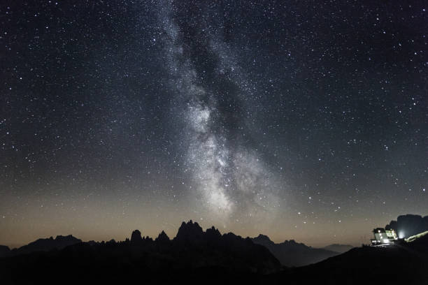 istock Milkyway over Dolomites in a summer night 1085794968