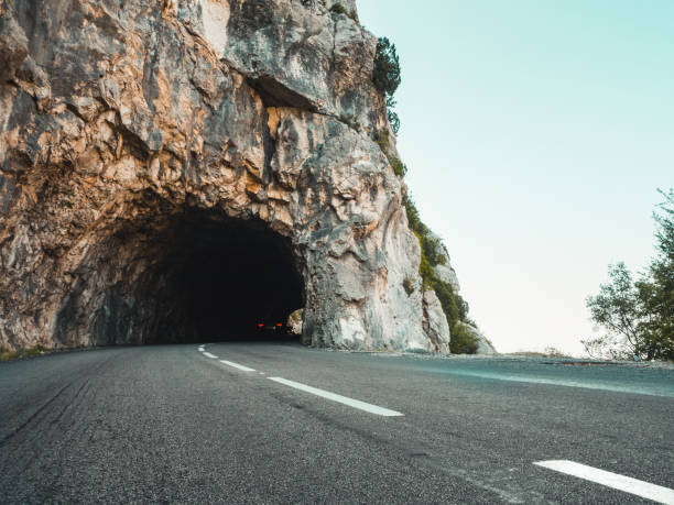 istock Stone tunnel on a mountain road 1085800240