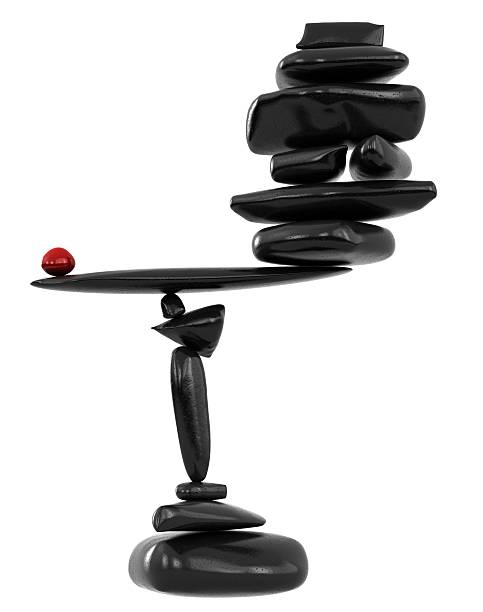 Pebbles. Balance. stock photo