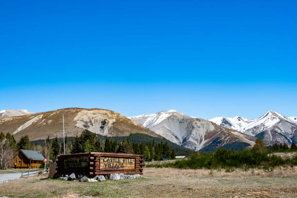 istock View of Castle Hill Village, New Zealand. 1085826708
