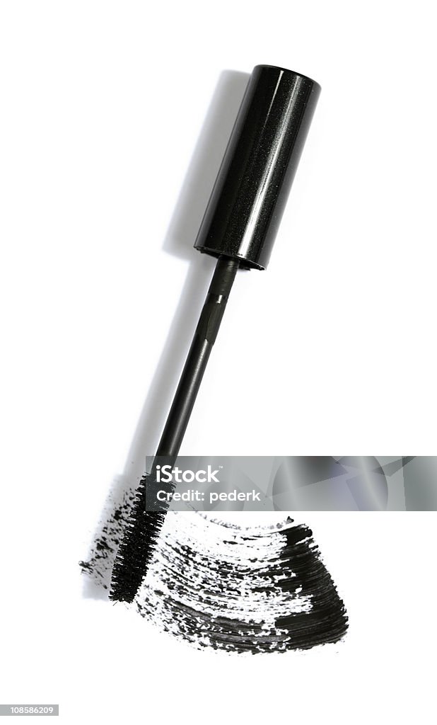 Mascara spazzolino - Foto stock royalty-free di Bianco