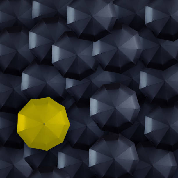 istock yellow and black umbrella 1085863586