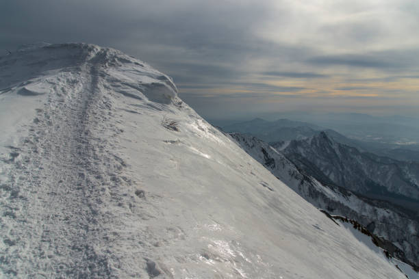 Mt.Daisen climbing in winter (Tottori)