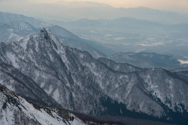 Mt.Daisen climbing in winter (Tottori)