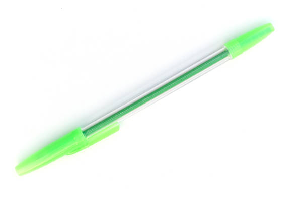 istock green pen isolated on white background. 1085872818