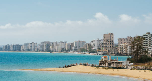 The Ghost Town os Famagusta stock photo