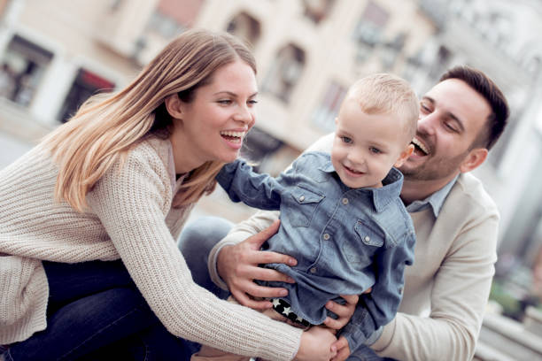 istock Happy family having fun together 1085896926