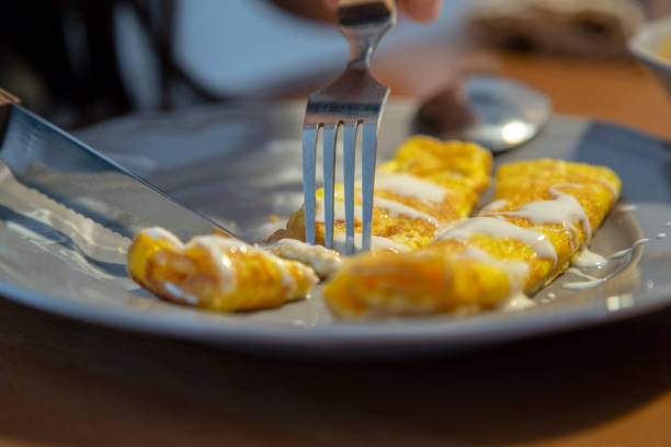 A variety of food items are displayed in an appetizing way.