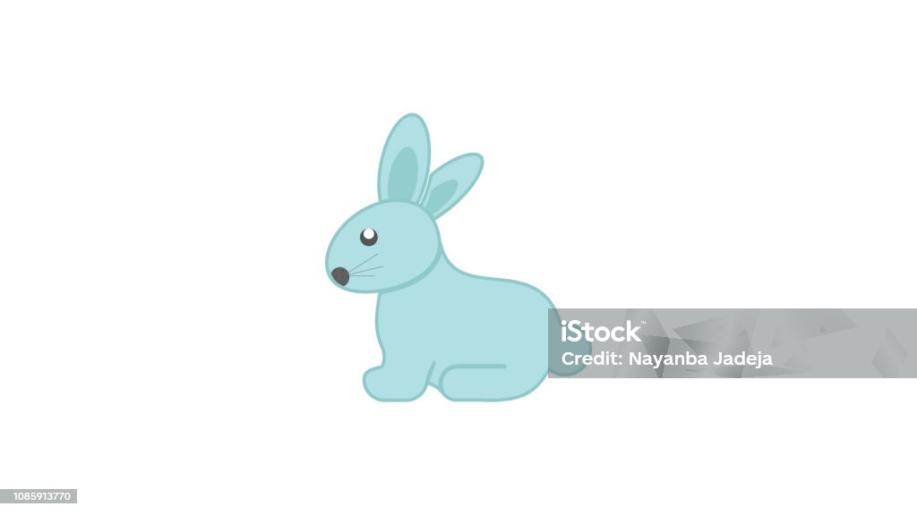 Bunny icon Humor stock vector