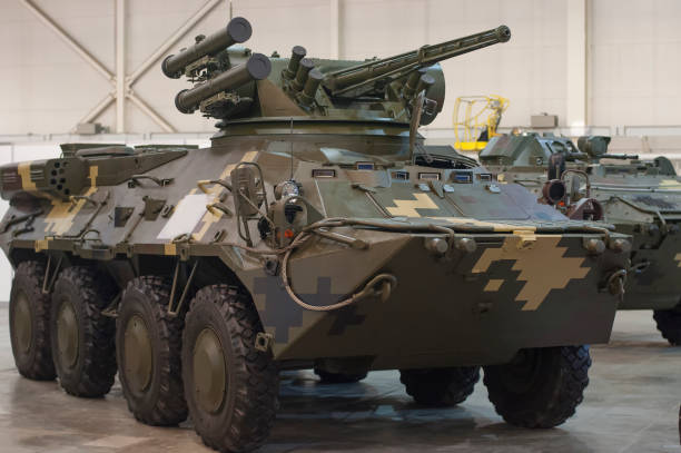 istock military armored vehicle with gun for war 1085915468