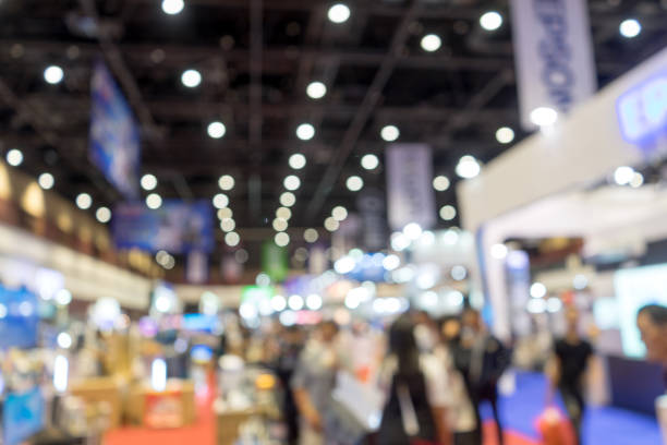 istock blur main entrance out door exibition hall 1085917240