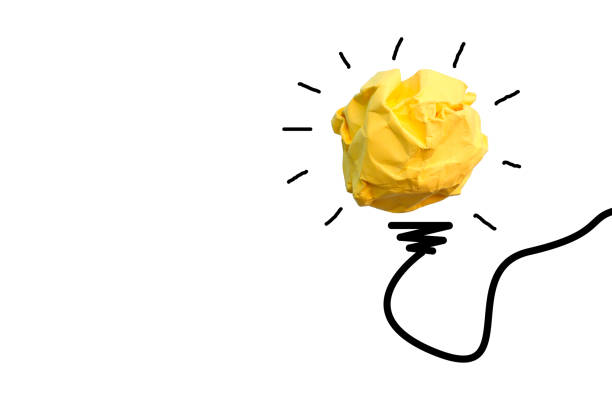 istock Concept of idea and innovation with paper ball 1085928154