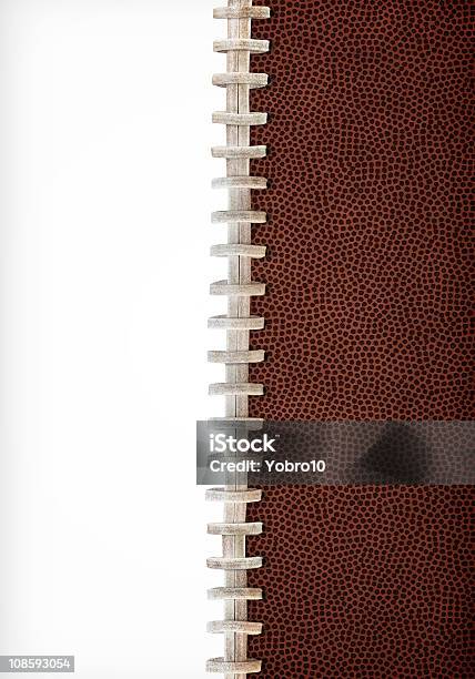 Football Laces Background Stock Photo - Download Image Now - American Football - Sport, American Football - Ball, Backgrounds