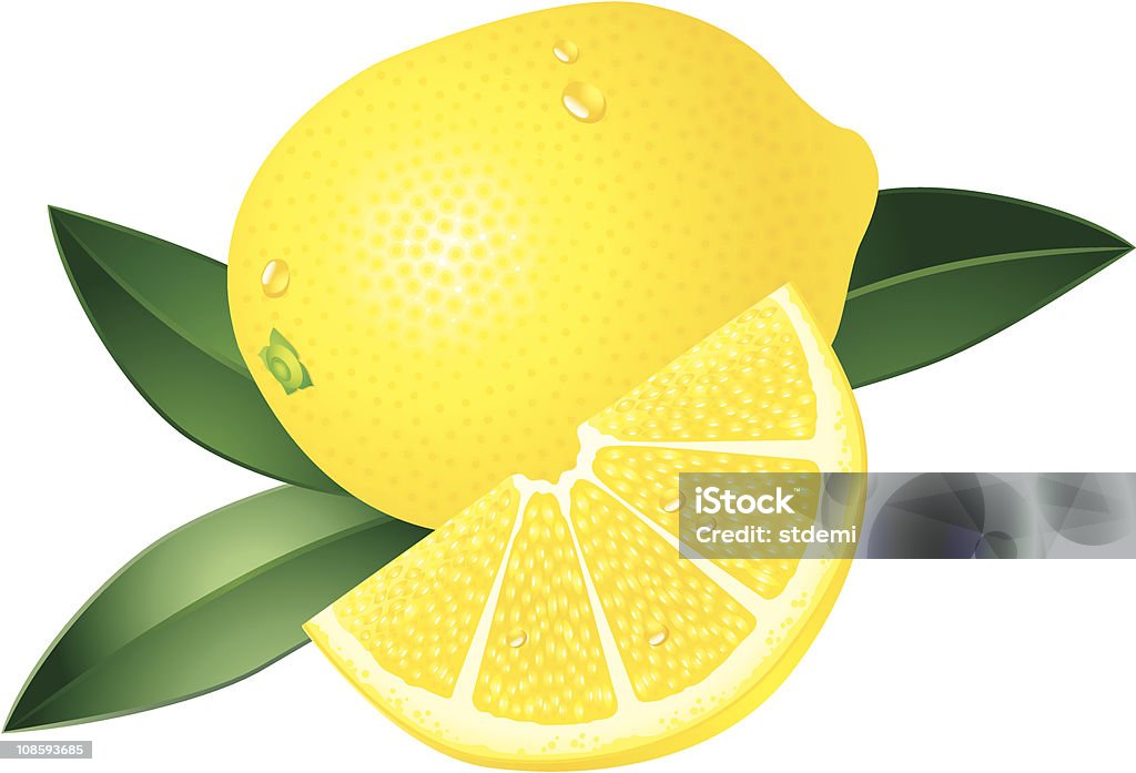 Lemon - Grafika wektorowa royalty-free (Cytryna)