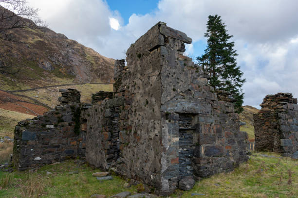 istock Bullet Holes in Stone building 1085954868