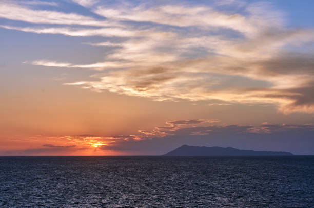 istock Sunset on the island of Corfu 1085964138