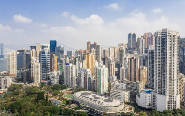 istock Aerial view of Hong Kong. 1085965472