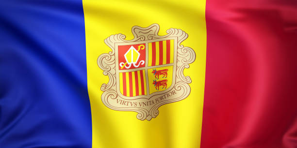 istock Flag of the Andorra 1085977280