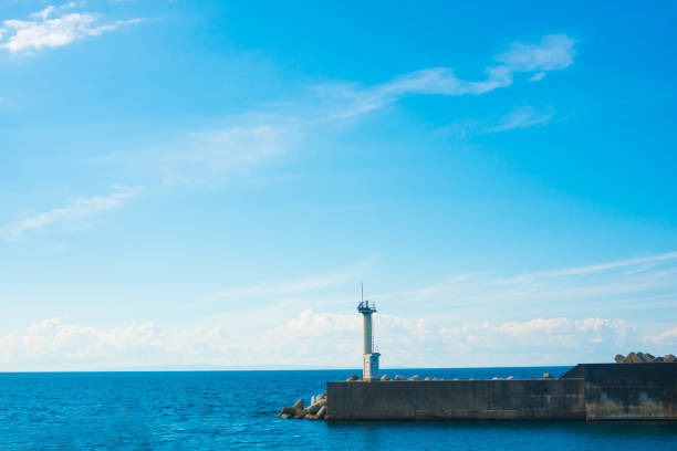 Ocean view in Toyama, Japan. Toyama is a city of Japan located in the Hokuriku district.