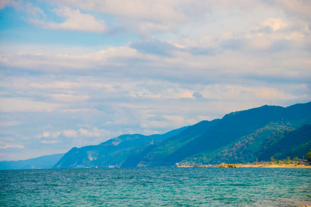 Asahi Hisui Coast in Toyama, Japan. Toyama is a city of Japan located in the Hokuriku district.