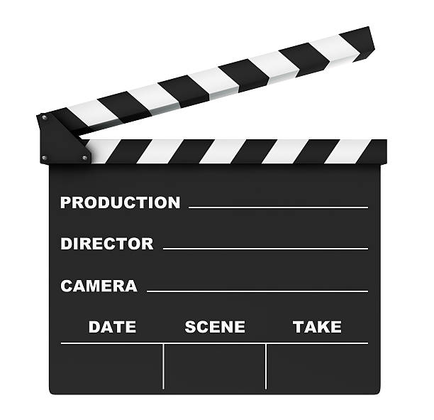 istock Black and white movie clapboard 108599117