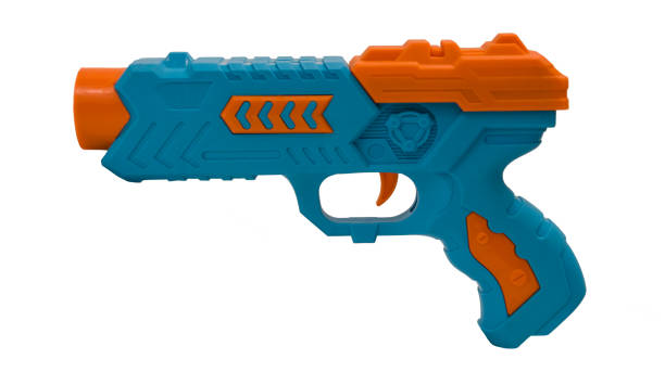 pistola giocattolo per bambini - toy gun foto e immagini stock