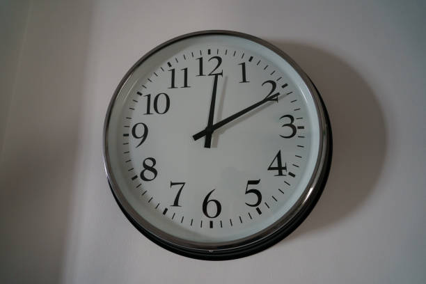 istock Image of the big wall clock 1085994782