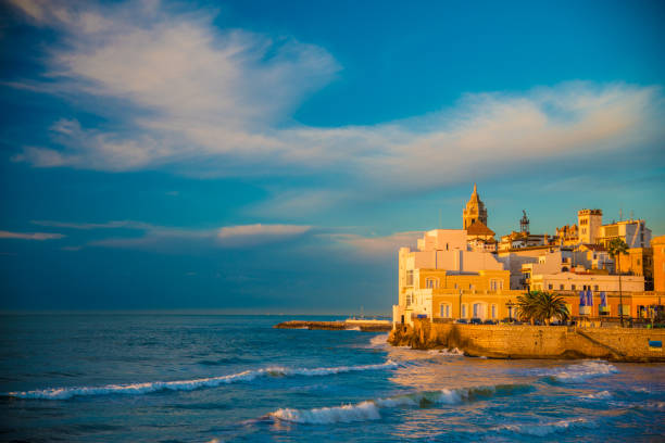 istock Spanish Beach Resort in Barcelona, Spain 1086000244