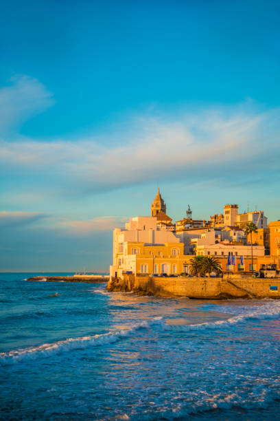 istock Spanish Beach Resort in Barcelona, Spain 1086000384