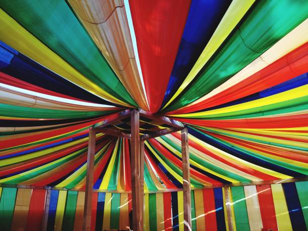 istock Selection of colorful fabrics 1086019184