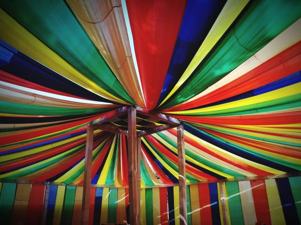 istock Selection of colorful fabrics 1086019220