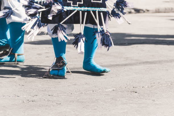 istock Traditional matachin mexican religious dancers 1086020012