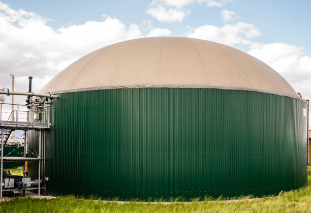 istock Biogas production green silo 1086020572