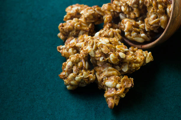 istock Indian sweet peanut chikki 1086027300