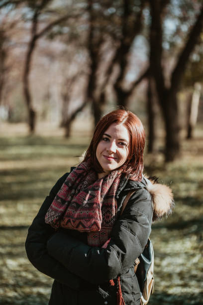 istock Cute girl in the park 1086039600