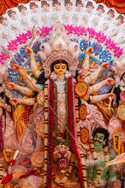 istock A Close Up View Of Durga Idiol In Potrait Mode 1086053960
