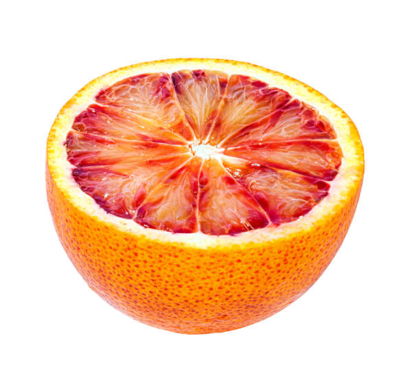 istock Ripe orange isolated on white 1086054344