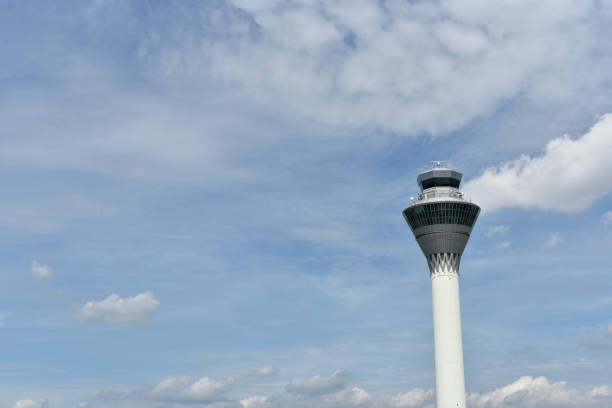 istock Low Angle View Of Communications Tower Against Sky 1086072384