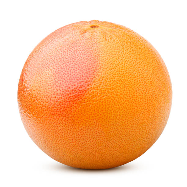 istock grapefruit isolated on white background, clipping path, full depth of field 1086081742