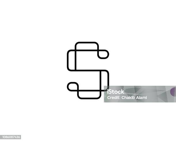 Letter S Icon Alphabet Symbol Stock Illustration - Download Image Now - Letter S, Logo, Vector