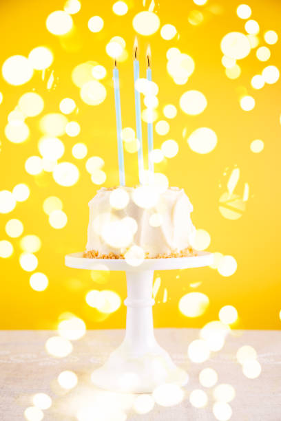 istock Birthday cake with candles. Birthday party celebration concept 1086092604