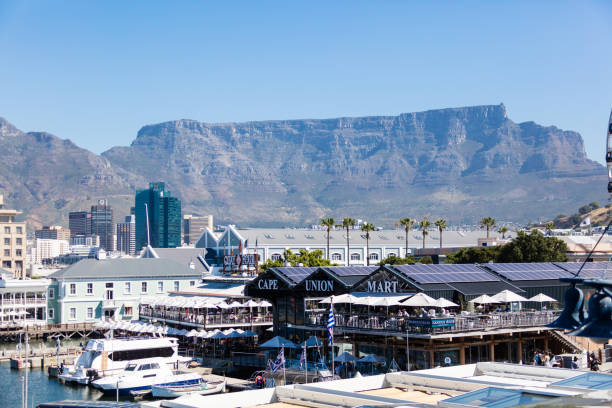 istock Waterfront in Cape Town, South Africa, with table mountain 1086102004