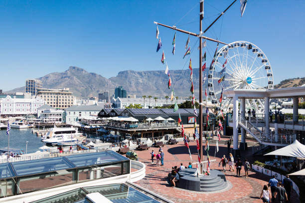 Waterfront In Cape Town South Africa With Table Mountain Stock Photo -  Download Image Now - iStock
