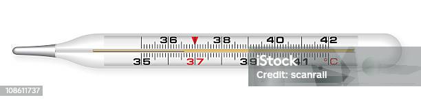 Termometr Medycznych - Stockowe grafiki wektorowe i więcej obrazów Badanie lekarskie - Badanie lekarskie, Bez ludzi, Białe tło