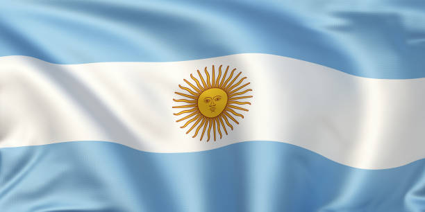 istock Flag of the Argentina 1086117838