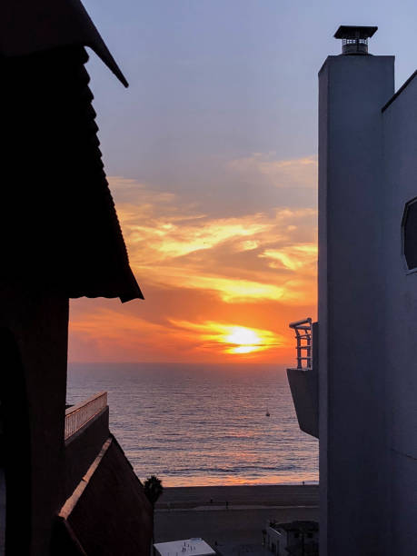 istock Sun sets over the Pacific Ocean in Playa del Rey, CA 1086118258