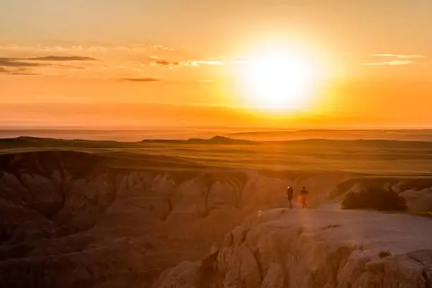 Photo of Sunset in the Badlands
