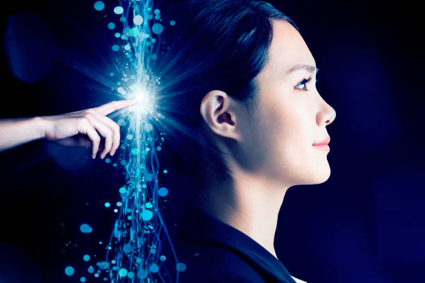 istock business woman with AI (Artificial Intelligence) concept 1086143374