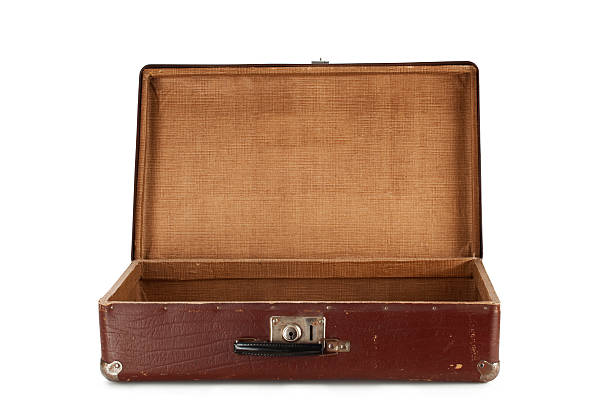 istock Old brown suitcase for travel 108614662